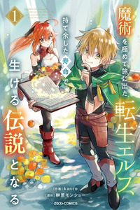Majutsu wo Kiwamete Tabi ni Deta Tensei Elf, Moteamashita Jumyou de Ikeru Densetsu to naru cover